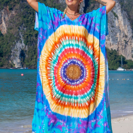 Bohemian Beach Robe ¨C Sexy Loose-Fit Bikini Cover-Up, Vacation Sun Protection Kimono