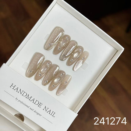 1029- Handmade press on nails fake nails removable