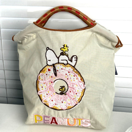 Leisure bag women's summer light cloth bag, large capacity shoulder tote bag, class commuter shoulder bag
