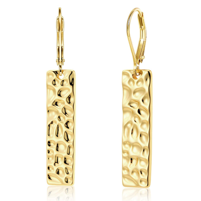 Brass real gold electroplating niche light luxury karst pleated earrings women's earrings - Dashing Nova