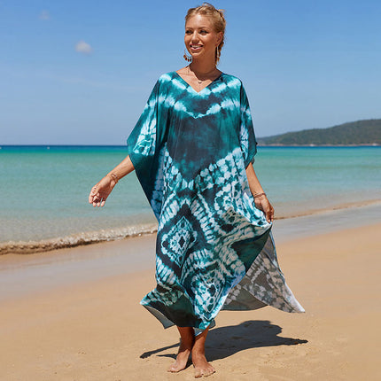 Bohemian Beach Robe ¨C Sexy Loose-Fit Bikini Cover-Up, Vacation Sun Protection Kimono