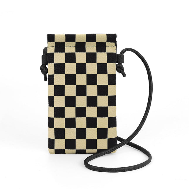 Leather mobile phone bag, mini bag, small satchel for mobile phone, phone purse crossbody - Dashing Nova