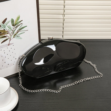 Shinny Acrylic Bag, Dinner Shoulder Crossbody Bag,