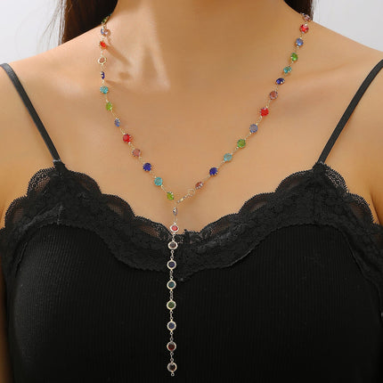 Colorful Geometric Heart Candy Jewelry Set