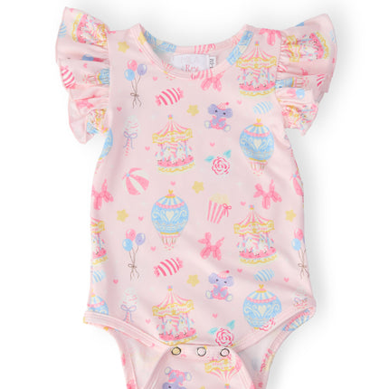 Off to the Circus S/S Flutter Bodysuit