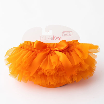Orange Ruffle Tutu Bloomer