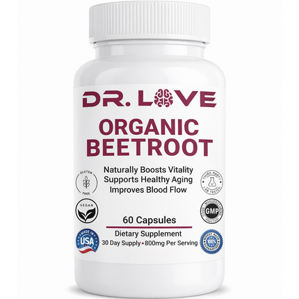 Dr. Love's Organic Beetroot - 1300mg