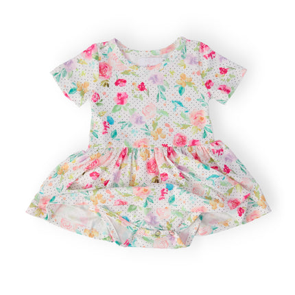 Painted Posies S/S Twirl Bodysuit