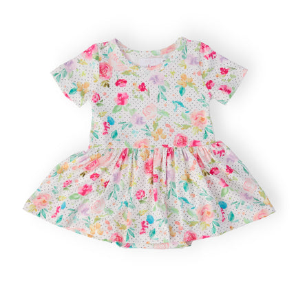 Painted Posies S/S Twirl Bodysuit