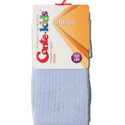 #7С-80СП(270) - Miss Conte-Kids Openwork Cotton Tights For Girls 2yr.-4yr.