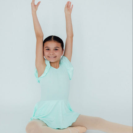 Pastel Green S/S Twirl Leotard