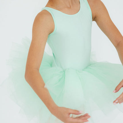 SALE Pastel Green Tank Tutu Leotard