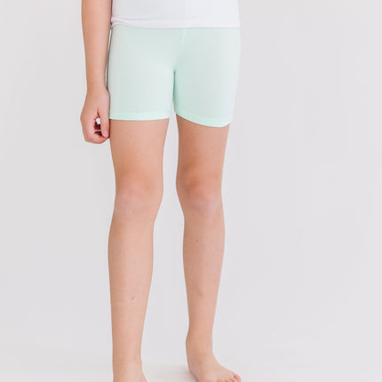 Pastel Green Twirl Shorts
