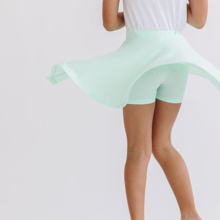 Pastel Green Twirl Skort