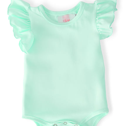 Pastel Green S/S Flutter Bodysuit