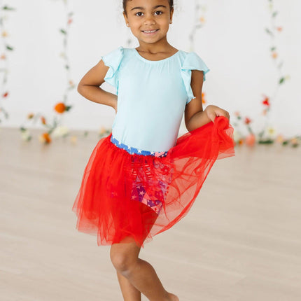 SALE Patriotic Patchwork Tutu Shorts