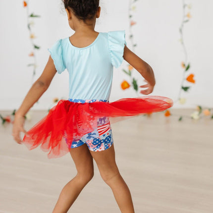SALE Patriotic Patchwork Tutu Shorts