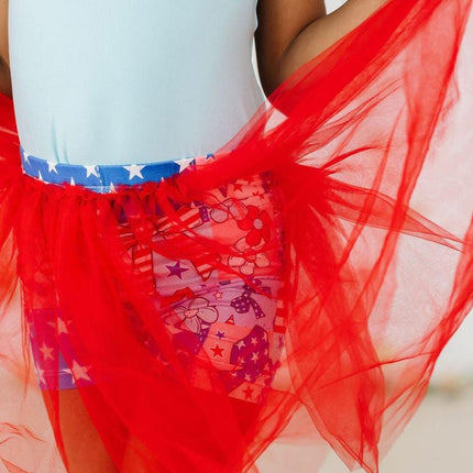 SALE Patriotic Patchwork Tutu Shorts