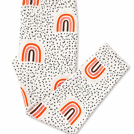 Peach Rainbow Leggings