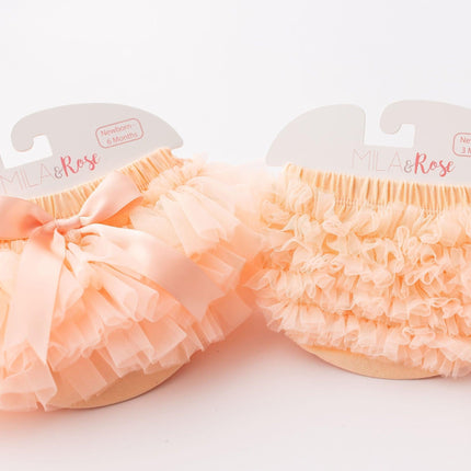 Peach Ruffle Bum Bloomer