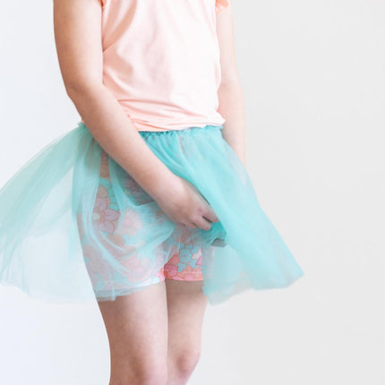 Peach S/S Ruffle Tee