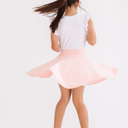 Peach Twirl Skort