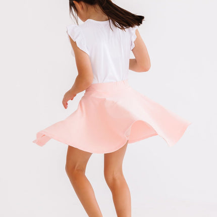 Peach Twirl Skort
