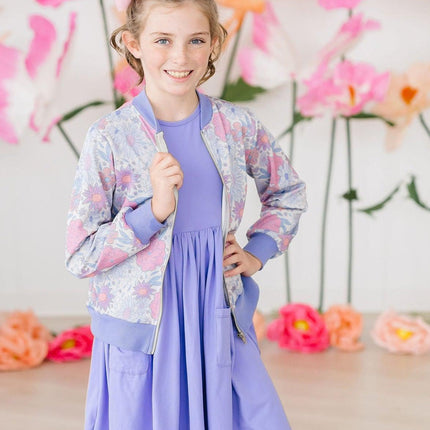 Periwinkle S/S Pocket Twirl Dress