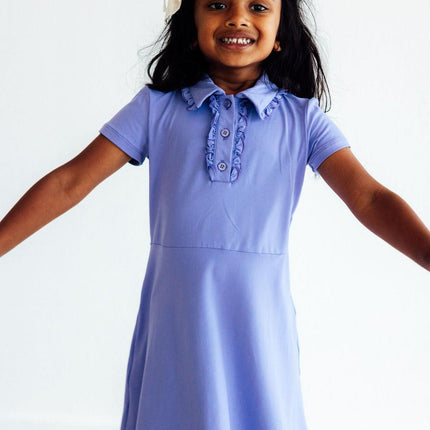 Periwinkle S/S Polo Dress