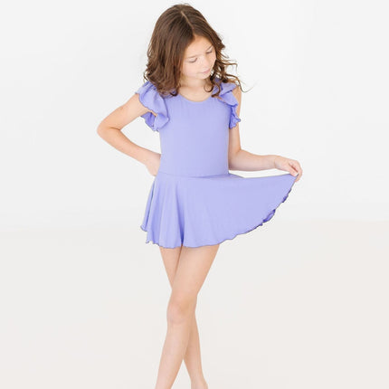 Periwinkle S/S Twirl Leotard