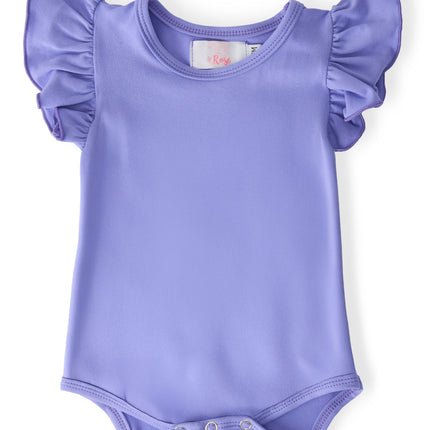 Periwinkle S/S Flutter Bodysuit