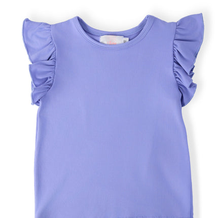 Periwinkle S/S Ruffle Tee