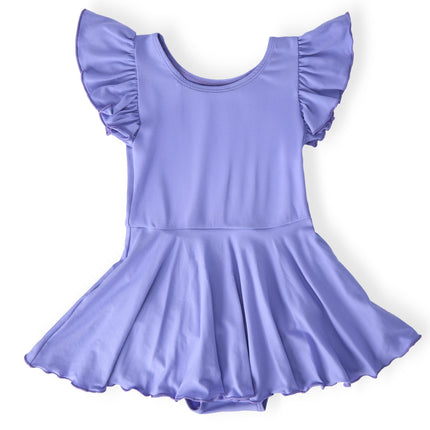 Periwinkle S/S Twirl Leotard