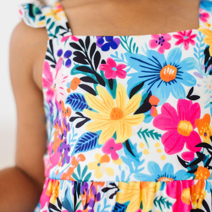 Petal Paradise Ruffle Maxi Dress