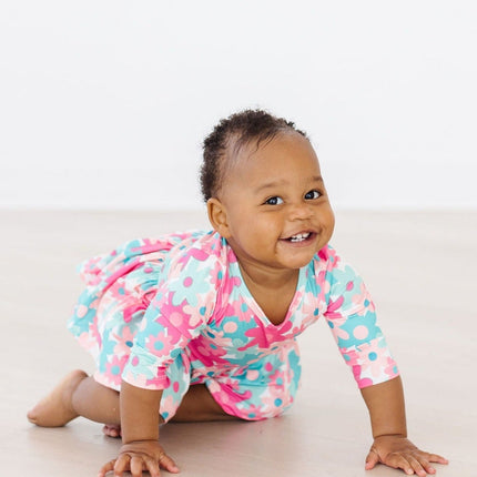 SALE Petal Perfection 3/4 Sleeve Twirl Bodysuit