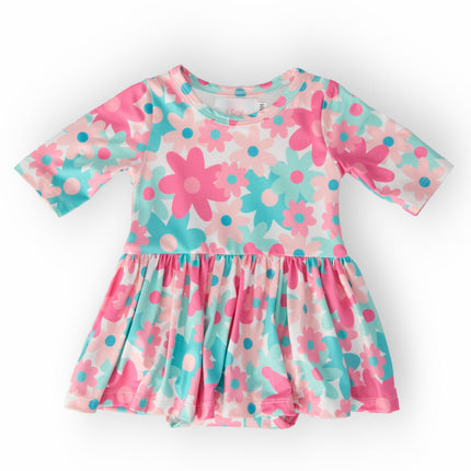 SALE Petal Perfection 3/4 Sleeve Twirl Bodysuit