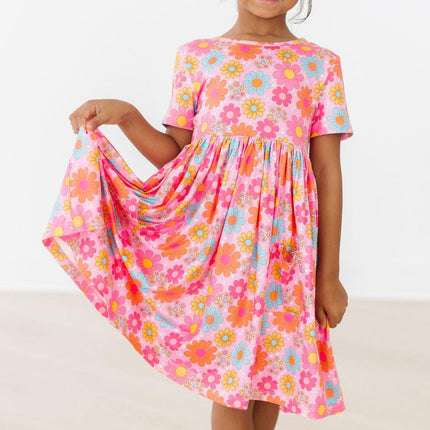 Petal Pop S/S Pocket Twirl Dress