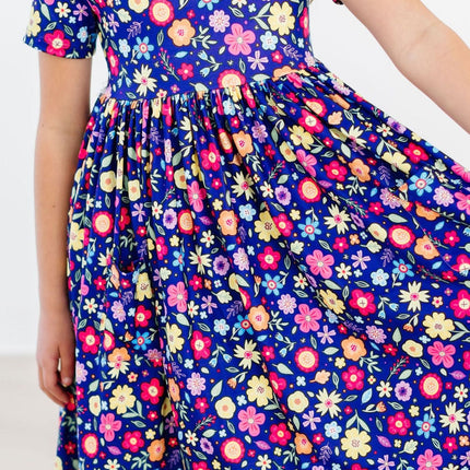 Pick a Posy S/S Pocket Twirl Dress