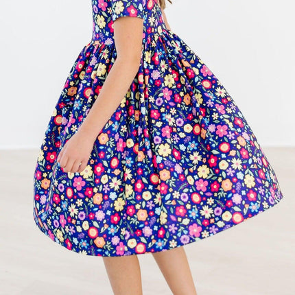 Pick a Posy S/S Pocket Twirl Dress