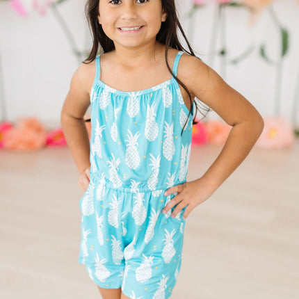 Pineapple Party Strappy Play Romper