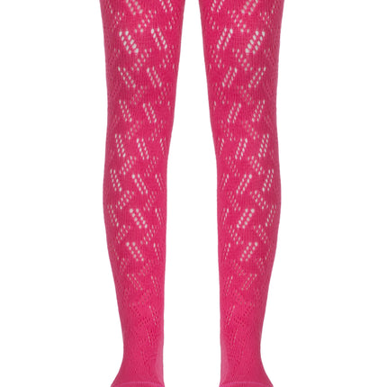 #7С-80СП(265) - Miss Conte-Kids Openwork Cotton Tights For Girls 0/12m.-12/24m.