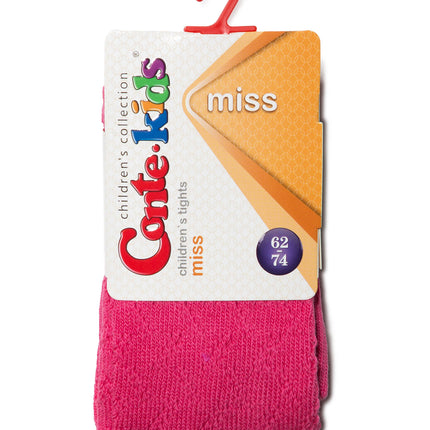 #7С-80СП(265) - Miss Conte-Kids Openwork Cotton Tights For Girls 0/12m.-12/24m.