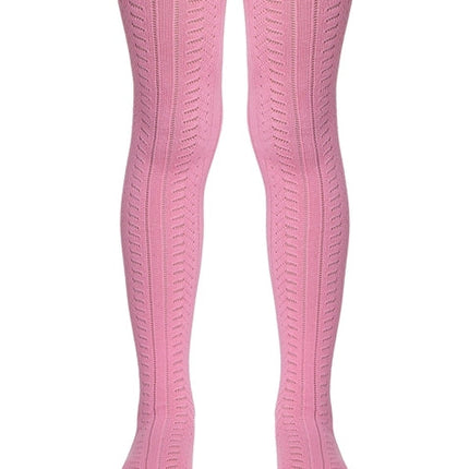 #7С-80СП(267) - Miss Conte-Kids Openwork Cotton Tights For Girls 6yr.-8yr.
