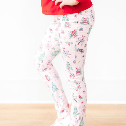 Pink Christmas Leggings