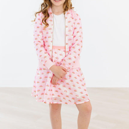 Pink Rainbow Sequin Jacket