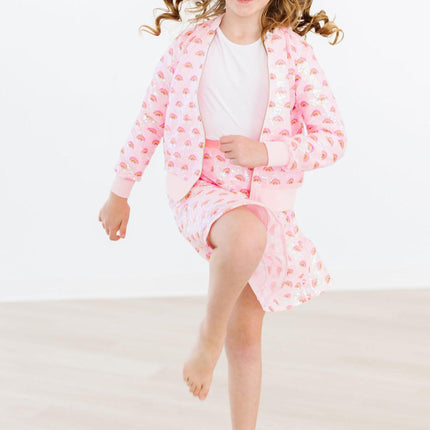 Pink Rainbow Sequin Jacket