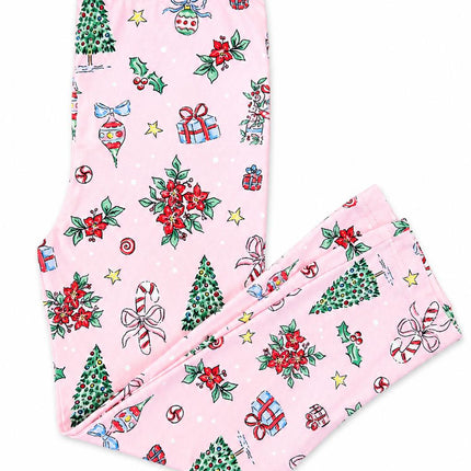 Pink Christmas Leggings