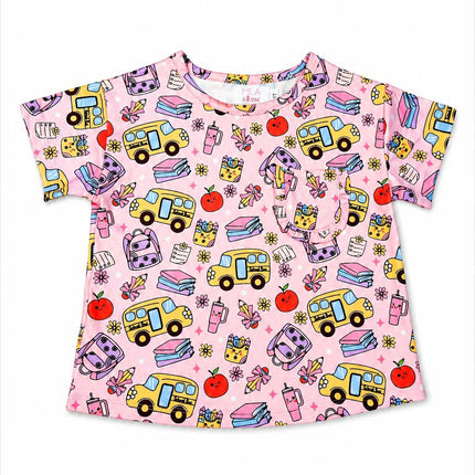 Playground Princess S/S Ruffle Pocket Tee