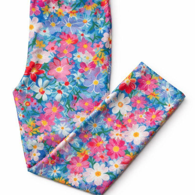 Preppy Floral Leggings - Dashing Nova