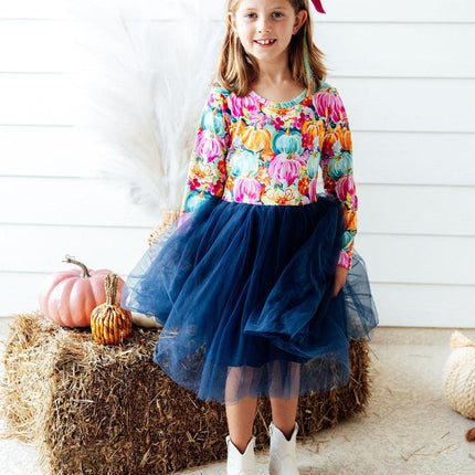 Preppy Patch L/S Tutu Dress